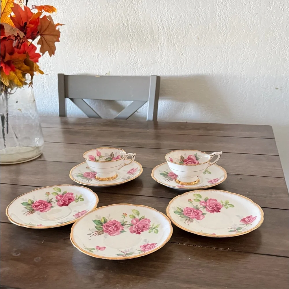 Royal Stafford Bone China Tea Cup & Saucer Set – Berkeley Rose – Vintage England